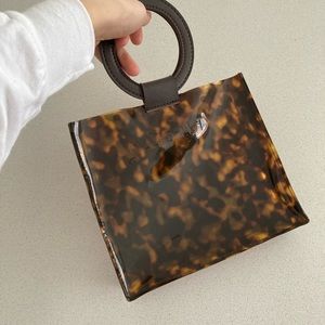 Huda beauty leopard bag